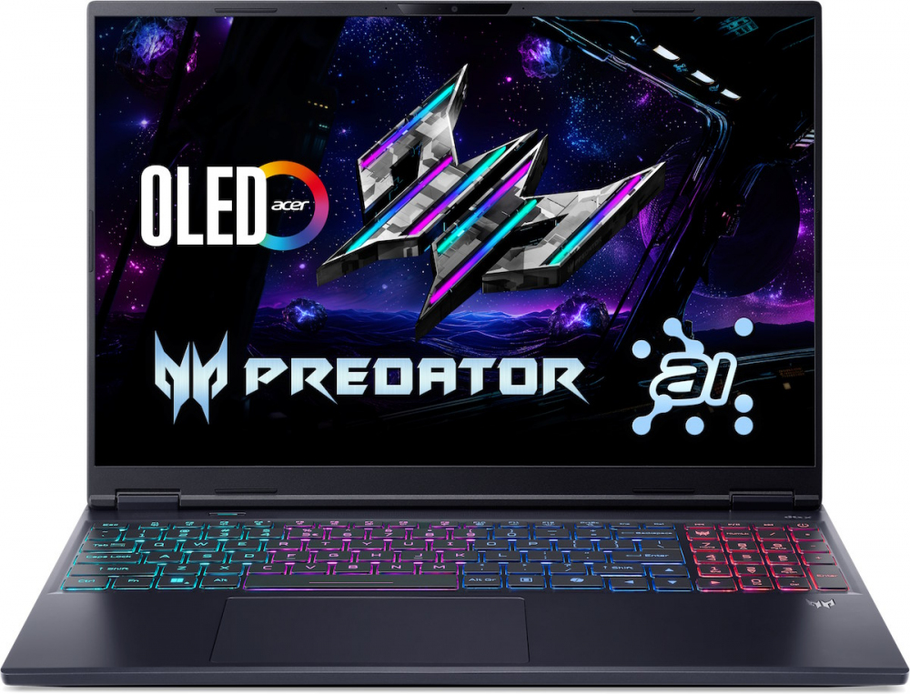 Ноутбук Acer Predator Helios Neo 16s AI PHN16S-71-98RF Intel Core Ultra 9 275HX/64Gb/1Tb/16'' 2560x1600 OLED 240Hz/RTX5070Ti/Win11